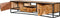 Tv meubel Arlington - 180 cm - naturel
