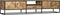 Tv meubel Arlington - 240 cm - naturel