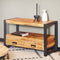 Tv meubel Boaz | 115 cm - mangohout - hout - meubel - kast - tv kast