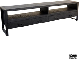 TV-meubel Britt Zwart | 220 cm