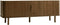 Tv-Meubel Bruin Eikenhout - Schuifdeuren - 160x40x55,6cm - Cavo - Giga Living