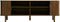 Tv-Meubel Bruin Eikenhout - Schuifdeuren - 160x40x55,6cm - Cavo - Giga Living