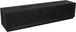 TV-meubel Brussel 200 cm - zwart