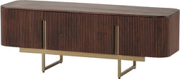 TV-meubel Cambridge 140cm Mangohout - Walnut | Hotel collection