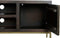 Tv-meubel DKD Home Decor 140 x 40 x 55 cm Zwart Metaal Acacia