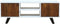 Tv-meubel DKD Home Decor Wit 135 x 35 x 40 cm Metaal Mangohout