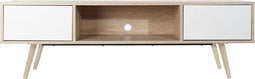 Tv-meubel DKD Home Decor Wit Metaal Hout MDF (160 x 40 x 50 cm)