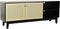 Tv-meubel DKD Home Decor Zwart Spar Rotan (160 x 65 x 38 cm)