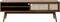 Tv-meubel Donkerbruin Eikenhout - 150x45x50cm - Barrali