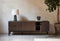 Tv-Meubel Donkerbruin Eikenhout - 160x46x55cm - Arun - Giga Living