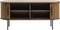 Tv -meubel Donkerbruin - Eikenhout & Metaal - 40x120x55,6cm - Tv -meubel Nola Smoked - Giga Living