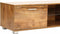 TV meubel - dressoir - led verlichting - 140 cm breed - bruin houtstructuur