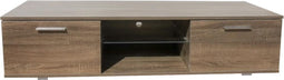TV meubel dressoir Tenus - media meubel - met verlichting - 140 cm breed - donkerbruin