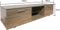 TV meubel dressoir Tenus - media meubel - met verlichting - 140 cm breed - donkerbruin