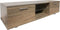 TV meubel dressoir Tenus - media meubel - met verlichting - 140 cm breed - donkerbruin