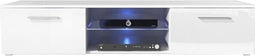 TV meubel dressoir Tenus - TV kast - met led verlichting - 160 cm breed - wit
