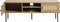 Tv-meubel Eiken Melamine - Rotan - 1 Plank - 120x40x43cm