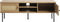 Tv-meubel Eiken Melamine - Rotan - 1 Plank - 120x40x43cm