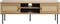 Tv-meubel Eiken Melamine - Rotan - 1 Plank - 120x40x43cm