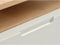 Tv-meubel Eikenhout Naturel - 120cm - 1 Plank - Soft Closing - Kast Amalfi - Giga Living