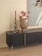 Tv-meubel Harvard 145 cm - zwart/goud | Hotel collection