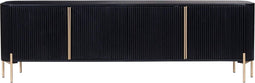 Tv-meubel Harvard 180cm - zwart/goud | Hotel collection