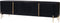 Tv-meubel Harvard 180cm - zwart/goud | Hotel collection