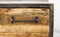 TV meubel Hayward - 130x40x55 - naturel/donkergrijs - mangohout/ijzer