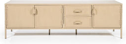 TV meubel Industrieel metaal 185 cm - zand | Eleonora