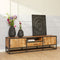 TV meubel industrieel - Tv meubel Sanne - Tv meubel mangohout 180 cm