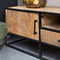 TV meubel industrieel - Tv meubel Sanne - Tv meubel mangohout 180 cm