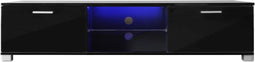 TV meubel kast - dressoir - 140 cm breed - zwart
