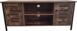 Tv meubel kast Stoer - televisie dressoir industrieel - 110 cm breed