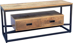 TV-meubel Len mangohout 110 cm - Naturel