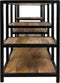 TV meubel Levels - 140x40x55 - mangohout/ijzer