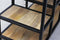 TV meubel Levels - 140x40x55 - mangohout/ijzer