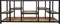 TV meubel Levels - 140x40x55 - mangohout/ijzer