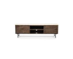 TV meubel Lio Travertin 170 cm - bruin | Eleonora