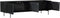 TV-meubel Madison 165 cm - zwart
