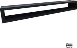 TV-meubel Mangohout hangend 160 cm - Zwart