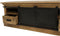HSM Collection-Tv Meubel Melbourne 2 Deur 2 La-150x45x55-Naturel/Zwart-Mango/Metaal