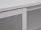 Tv-Meubel Metaal Greige - Schuifdeuren - 6-Vakken - 45x160x55cm - Veep - Giga Living