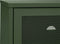 Tv-Meubel Metaal Groen - Schuifdeuren - 6-Vakken - 45x160x55cm - Veep - Giga Living