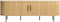 Tv-meubel Naturel Eiken Fineer - Schuifdeuren - 180x45x55,6cm
