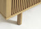Tv-Meubel Naturel Eikenhout - 2-Deuren - 143x40x55cm - Tiber - Giga Living