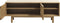 Tv-Meubel Naturel Eikenhout - 2-Deuren - 143x40x55cm - Tiber - Giga Living