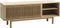 Tv-Meubel Naturel Eikenhout - 2-Deuren - 143x40x55cm - Tiber - Giga Living