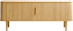Tv-meubel Naturel Eikenhout - 2 Planken - 160x40x55,6cm