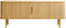 Tv-meubel Naturel Eikenhout - 2 Planken - 160x40x55,6cm