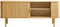 Tv-meubel Naturel Eikenhout - 2 Planken - 160x40x55,6cm
